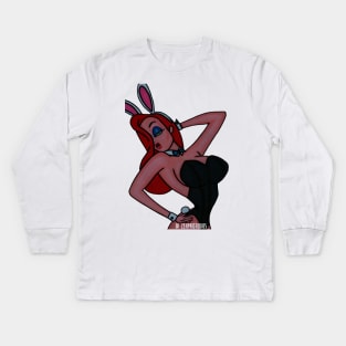 Jessica Rabbit V Kids Long Sleeve T-Shirt